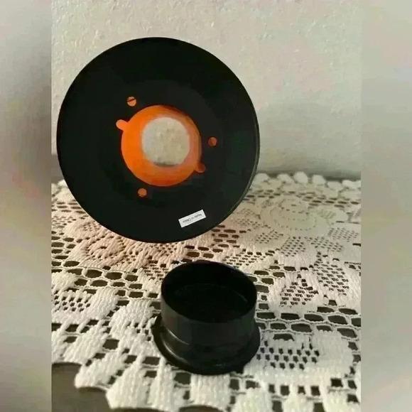 Halloween Glass Jack O Lantern Jar Tea Light Candle NEW - Picture 3 of 3